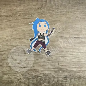 Jinx Anime Style Vinyl Sticker