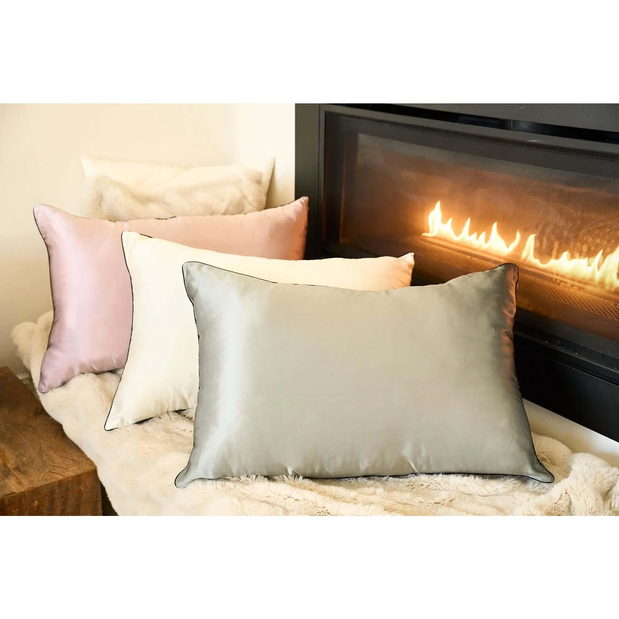 Copper Infused Pillowcase - Silk Pillow Cover by Penny & Lee