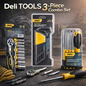 Super Value 3PCS Tool Set – All-in-One Repair Kit for Home & Car Use, Easy & Durable