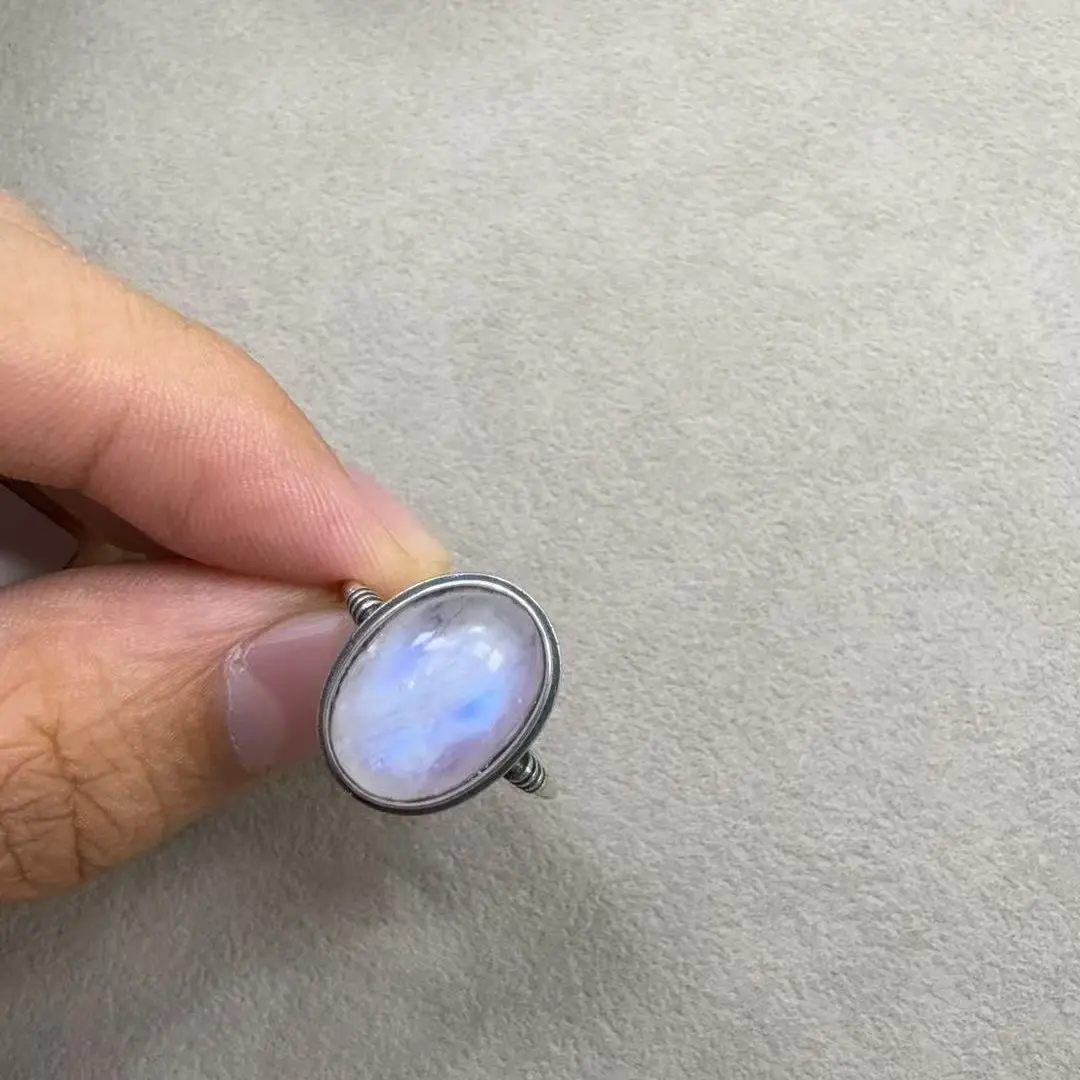 natural garnet ring