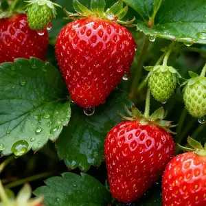 1000+ Creamy Strawberry Seeds – Sweet & Juicy Strawberries, Easy to Grow, Cold-Tolerant, Perfect for Garden, Balcony & Pots, High Germination Rate, Beginner-Friendly
