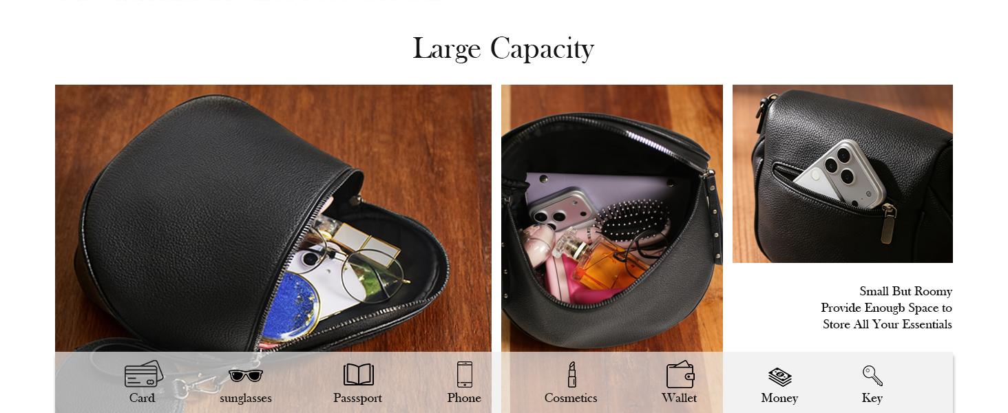 【US】 Women's Crossbody Bag — Portable, High-Capacity, and Water-Resistant Organizer — Features an Adjustable Strap and an Exquisite Coin Pouch. An Essential Travel Companion, a Premium Gift Choice, and a Perfect Selection for Mother's Day.