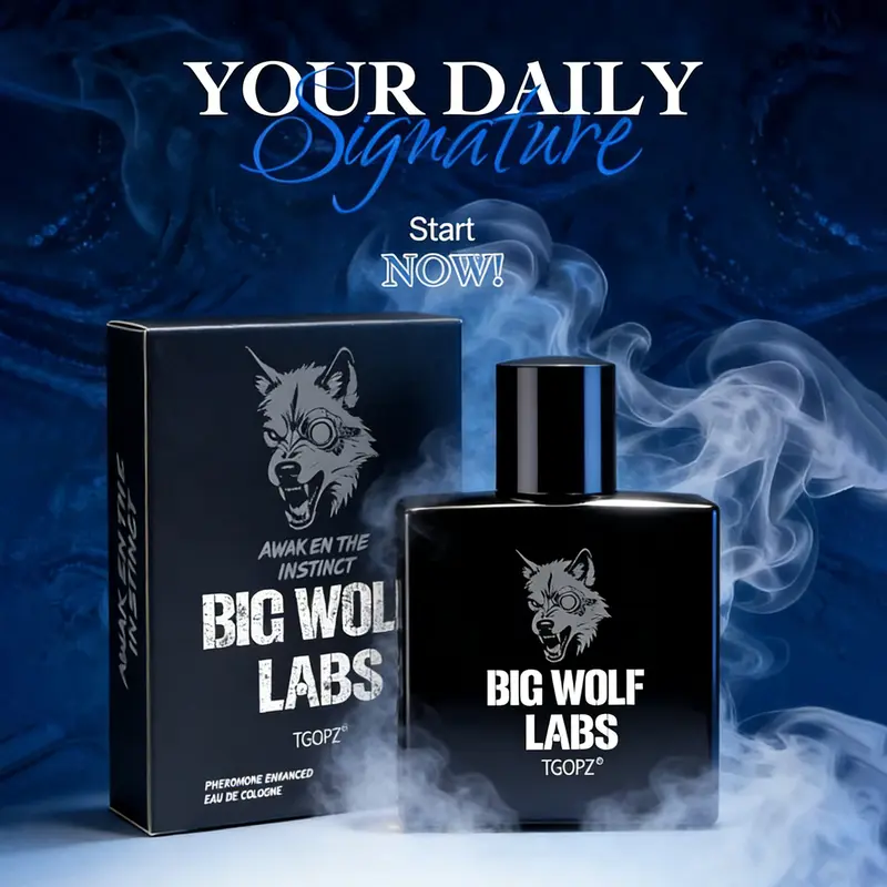 Pheromone Infused Eau de parfum 1.7 fl oz(50ml),Fresh Citrus, Mint & Woody Scent, Long-Lasting Men’s Cologne,Perfume Luxurious Gift,VALENTINE'S DAY SALE