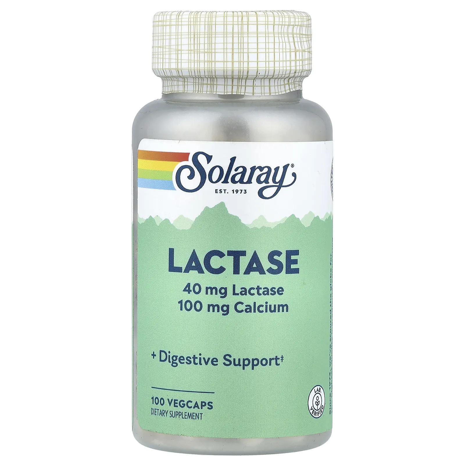 Solaray Lactase, 100 VegCaps