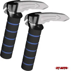 2 Pack Multifunction Car Door Assist Handle, Elderly Support Door Latch Grip, Portable Vehicle Entry Aid Tool for Seniors, Handicapped and Limited Mobility Users