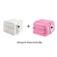 Electric blanket set - Beige & Pink(50×60）