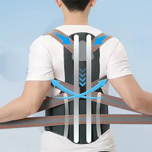 Back Support Posture Corrector Breathable Shoulder to Improve Posture Suitable for Learning Fitness Training Office Adjustable Back Brace