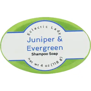 Juniper and Evergreen Handmade Shampoo Soap