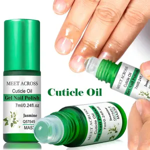 MEET ACROSS 6-color Cuticle Oil Gel Nail Polish, 7ml Flavor Nail Treatment, Cuticle Repair Oil, Nail Strengthener Oil, Prevents Aged Nails, Nourishes Skin, Manicure Remedy, Nail Care Solution, Nail Care Liquid
