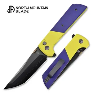 North Mountain Blade Chop 2 2408-PRGR-DLC – 3.5" SLD-Magic DLC Button Lock Knife