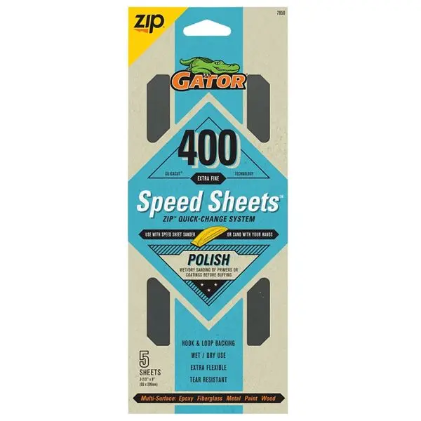 Ali Industries  Paper Sand Quick Change - 400 Grit