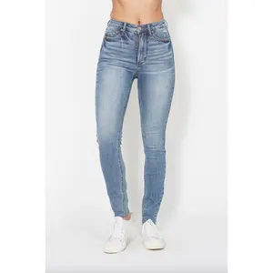 Judy Blue Tummy Control Shield Pocket Skinny Jeans
