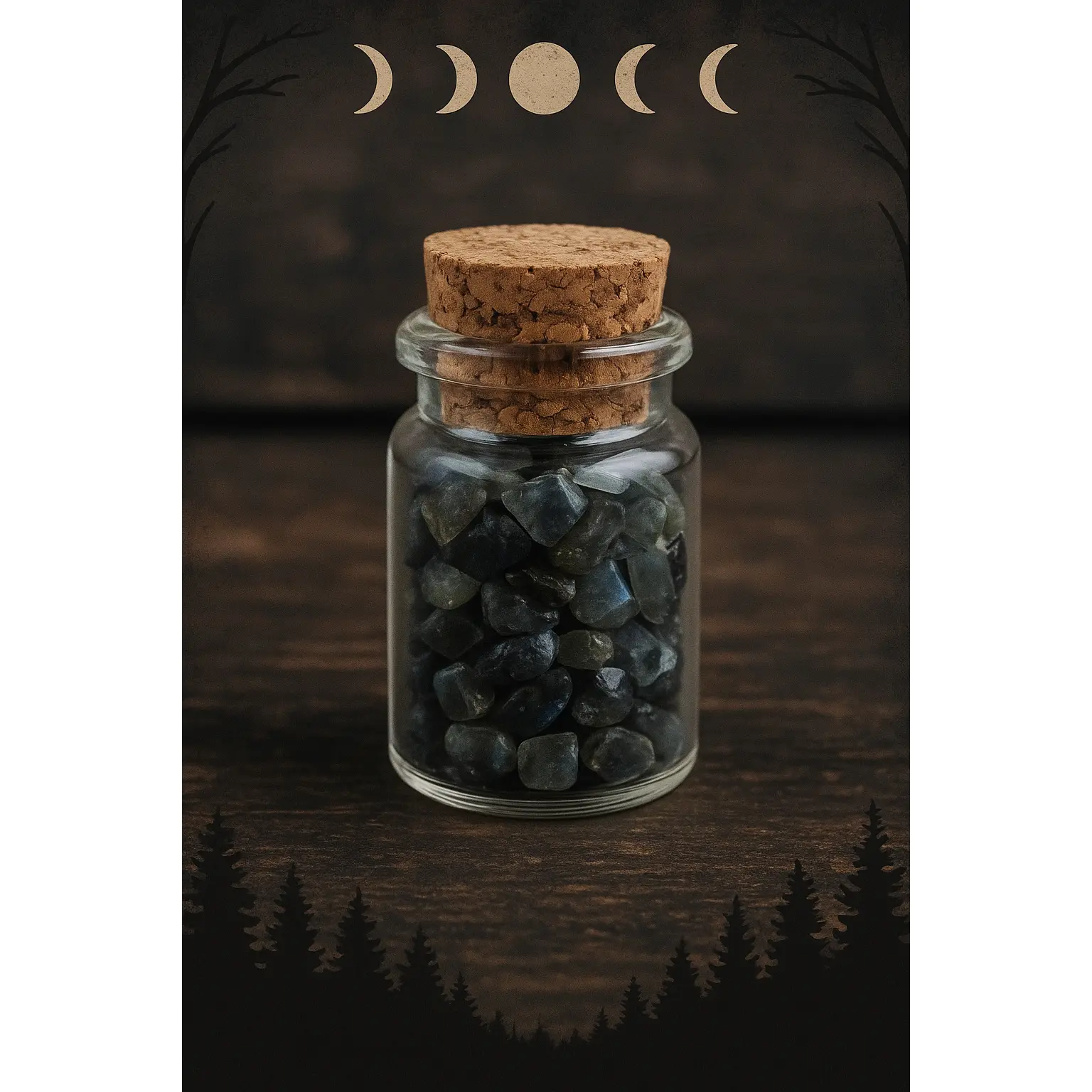 Labradorite Crystal Jar