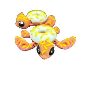 Doughnut turtle decoration