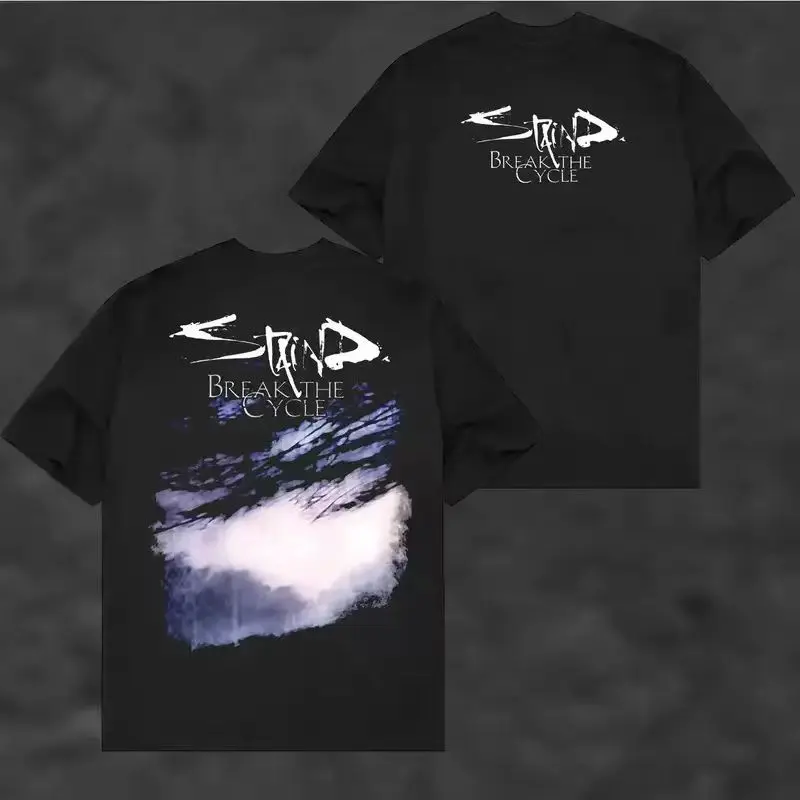Vintage staind T-shirt , Staind T-shirt , Rock Music Lover T-Shirt , Vintage Band Shirts Fabric Fit Top , Top Men's and Women's Clothing