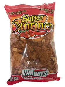 WINNUTS Super Cantinero Peanut & Tortilla Chip Mix Chili + Garlic – 16 oz (454 g)