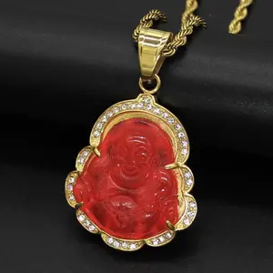 Red Buddha Pendant