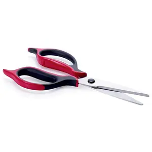 Kitchen Shears - Stainless Steel Blades, Ergonomic Handles, Dishwasher Safe, Perfect for Cutting Herbs, Pizza, and More