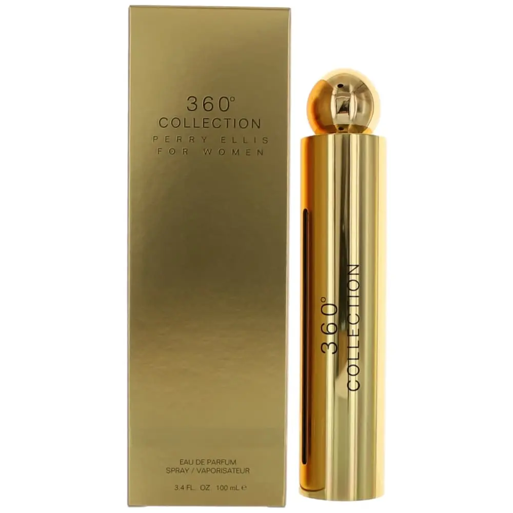 Women's Fragrance 360 Collection by Perry Ellis - 3.4oz EDP Spray, Signature Scent for Smelling Good Across All Seasons