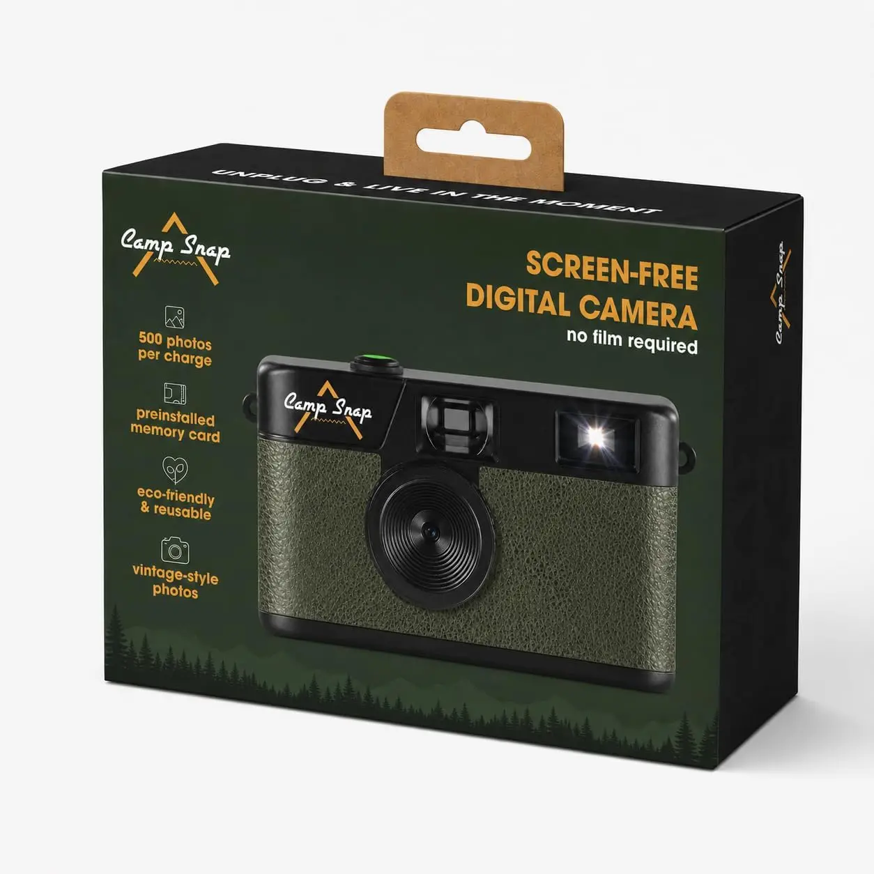 Camp Snap Screen-Free Digital Point & Shoot Camera