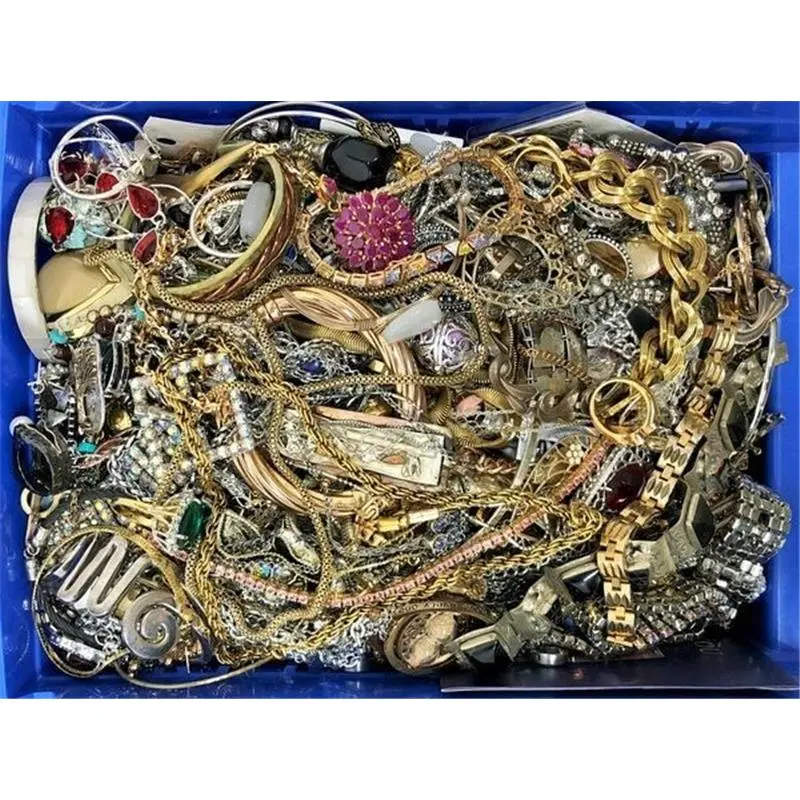 3 Lbs Pounds Unsorted Huge Lot Jewelry Vintage Now Junk Art Craft Treasure Fun