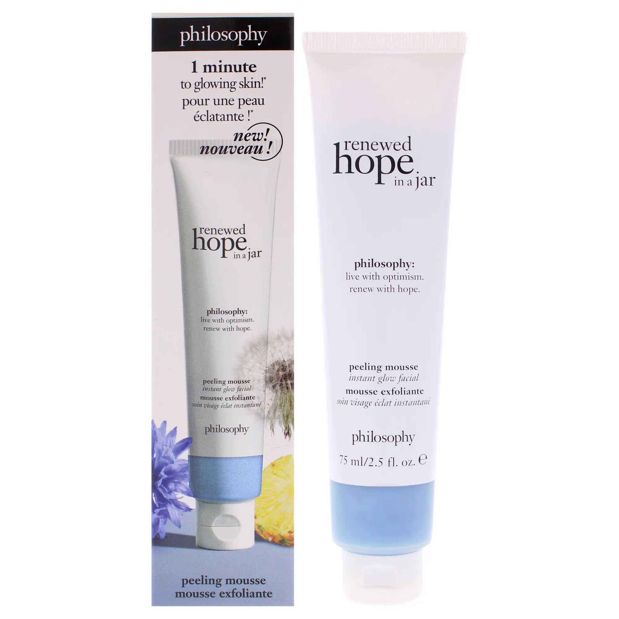 Renewed Hope In A Jar Peeling Mousse by Philosophy for Women - 2.5 oz Exfoliator