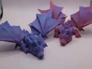Mini Winged Wolf Dragons