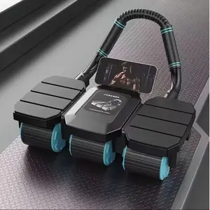 Mechanical rebound abdominal wheel/core trainer, Stomach Workout Equipment, equipped with multi-axis stabilization system, automatic resistance adjustment and rebound mechanism, suitable for gym training equipment