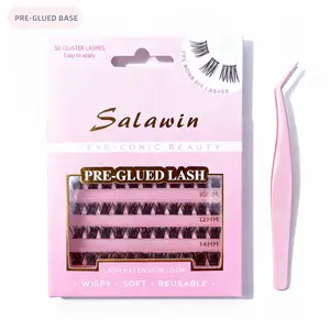 Wispy Individual Personalized Clusters Eyelashes Invisible Band Fluffy Lashes Cluster Mix Size Diy Lash Extensions Makeup Cosmetic