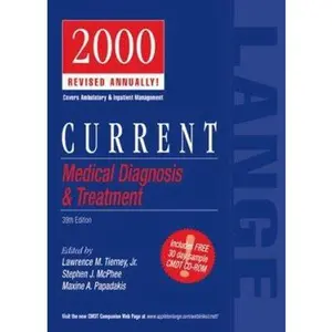 USED-Current Medical Diagnosis & Treatment : 2000 Revised by McPhee (Paperback)