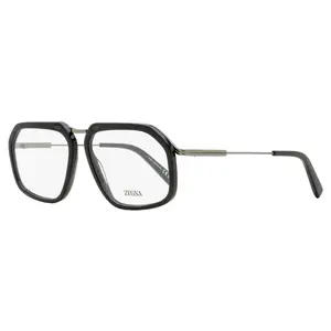 Zegna Tapered Rectangular Eyeglasses EZ5271 001 Black 56mm