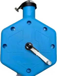 SnapLine X Heavy Duty Chalk Line, Blue, Professional Construction Marking Tool, 100-Foot Line, Ergonomic Design, for Roofing, Building