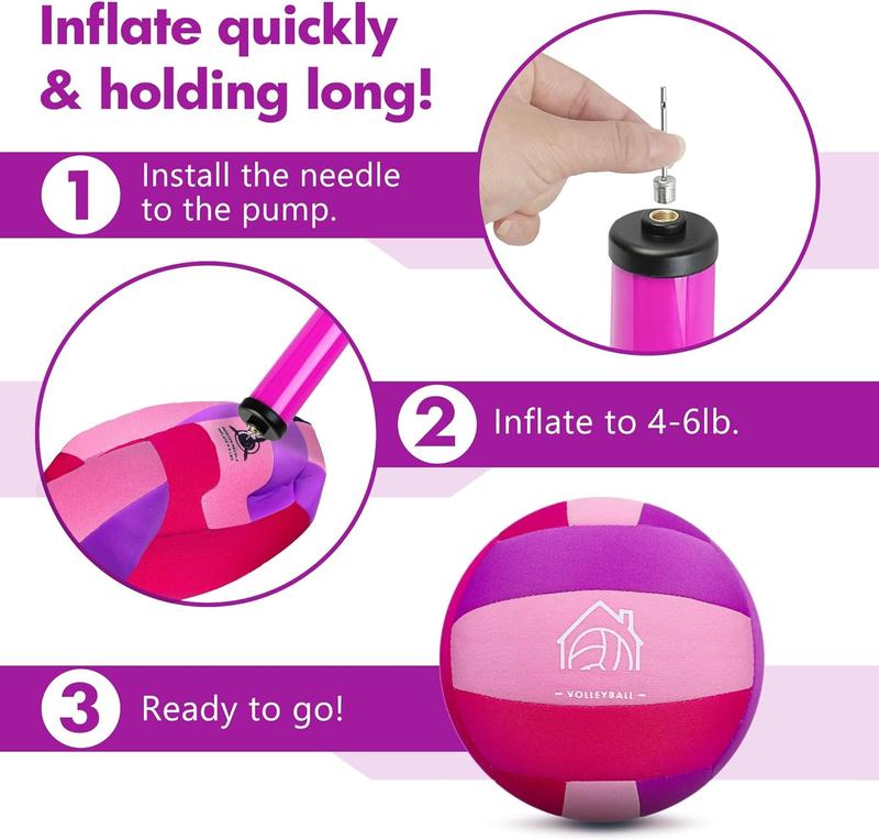 Soft Indoor Volleyballs for Practicing Inside House and Yard, Safe and Silent Volleyball for Girls Boys Kids Youth Beginners Training Birthday Christmas Easter Gifts