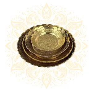Brass Decorative Flower Plate