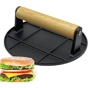 Hamburger Press - Aluminum Alloy 16x16x6cm | Burger Crusher | Hamburger Press | Durable Kitchen Tool to Make Juicy Hamburgers, Hamburgers, Hambu