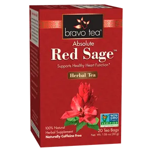 Bravo Tea Red Sage Root herbal tea caffeine free