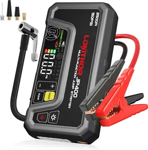 LOKITHOR JP400 Jump Starter with Air Compressor, 2500A 12V Portable Car Battery Booster Pack for Up to 8.5L Gas or 6.5L Diesel, 150 PSI Cordless Tire Inflator, Auto Pump with Digital Pressure Gauge auto  accessories