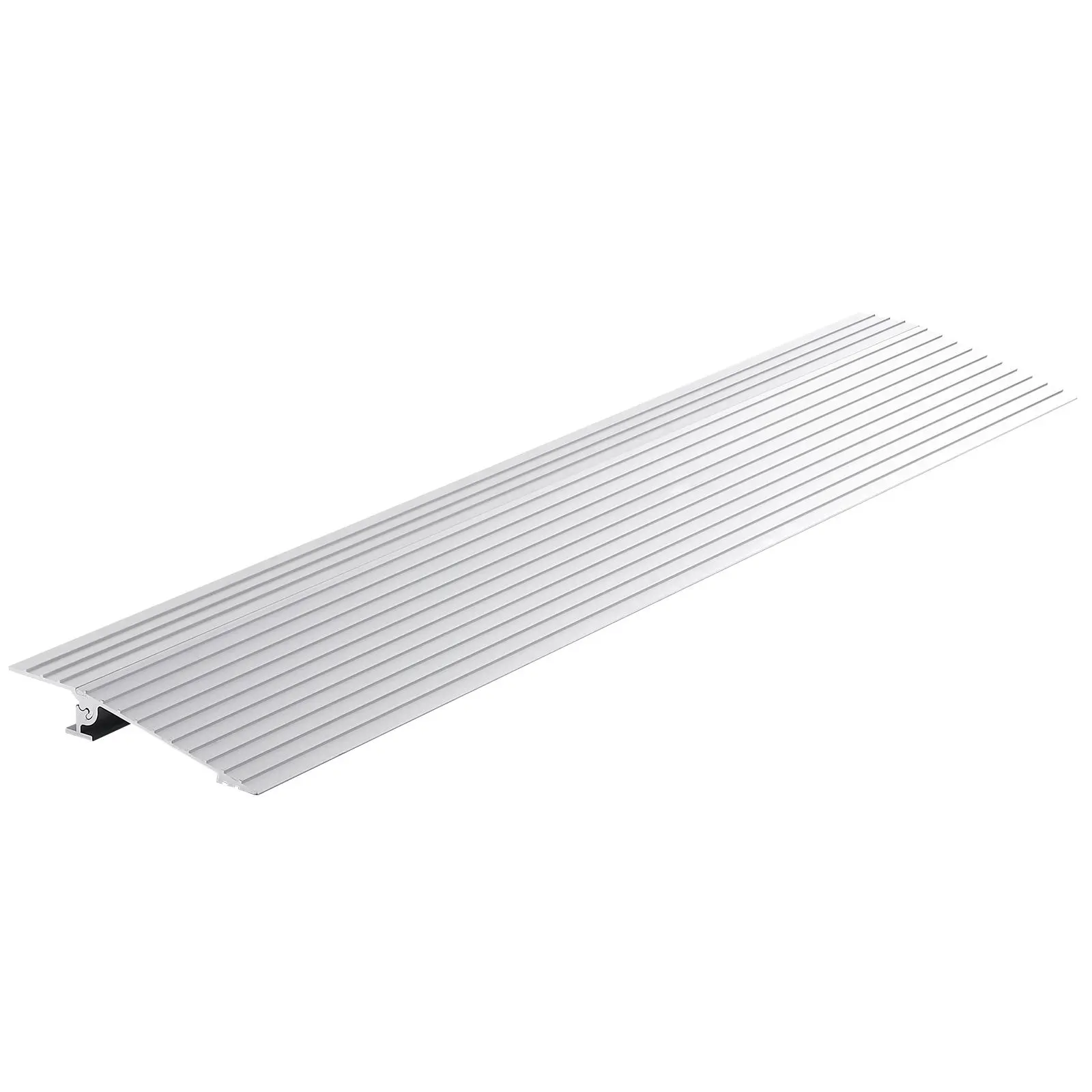 【Summerfinds】VEVOR Door Threshold Ramp, 1" Rise, 800 lbs Load Capacity, Door Ramp for Wheelchairs, Aluminum Threshold Ramp for Doorways, Adjustable Modular Threshold Ramp for Wheelchairs, Scooters, Power Chairs