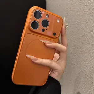 New Magnetic Protection Phone Case for iPhone Series, Durable Design, Lens Protection, Enhanced Grip, Stylish Protective Cover