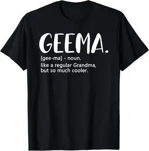 Geema Shirts for Women Mother's Day idea for Grandma Geema T-Shirt