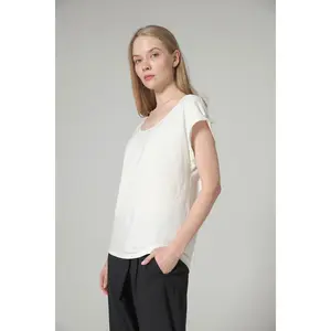 Bamboo Rolled Sleeve Tee