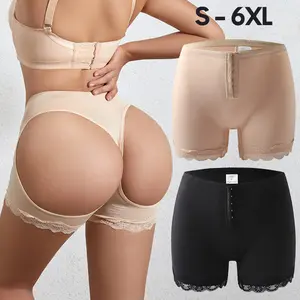Buttock lifting pants women's sense of dew pp buttocks buttocks plumping shaping pants row buckle adjustable large size girdle waist girdle abdominal shaping tummy tightening pants