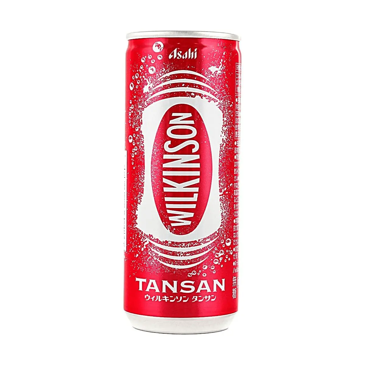 ASAHI WILKINSON Strong Zero Sugar Original Sparkling Water 250ml - Intense Carbonation, 0 Sugar 0 Calorie, Perfect for Highball Cocktails