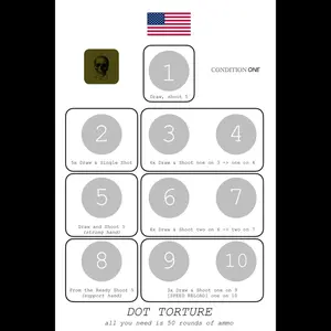 15x Value Pack - Dot Torture Drill Targets