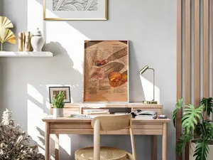 70s Art, Trendy Wall Art, Psychedelic Poster, Aesthetic Vintage Poster, Trippy Wall Art, Newspaper Poster  |  Framless Poster