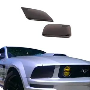 Smoked Headlight Covers for 2005-2009 Ford Mustang GT, V6 By Tint My Light