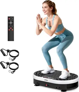 Slim Vibration Plate Exercise Machine, Compact Home Gym Exercise Machine  120 RPM, 5 Programs, SummerVibes Fitness Trainer, the Vibration Plate, Vibration Plates