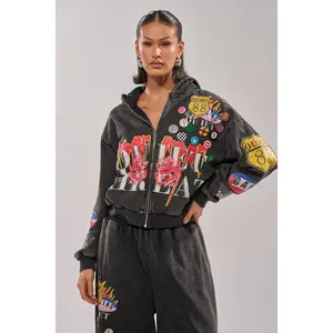 ANOTHER ONE ZIP UP SWEATSHIRT