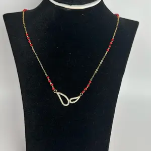 Mangalsutra daily wear with red potey