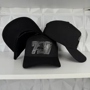 727 carillo SnapBack hat-black